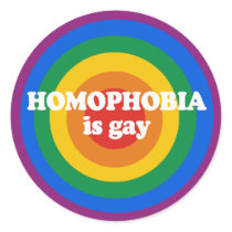 Homophobia is gay Bumper Sticker