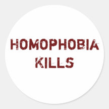 Homophobia Kills Sticker