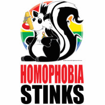 Homophobia Stinks Photo Cut Out