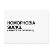 HOMOPHOBIA SUCKS AND NOT IN