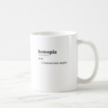 HOMOPIA COFFEE MUG