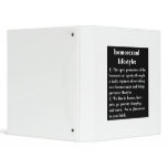 Homosexual Lifestyle binders
