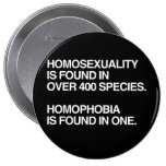 HOMOSEXUALITY IS FOUND IN 400 SPECIES PINBACK BUTTONS