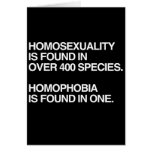 HOMOSEXUALITY IS FOUND IN 400 SPECIES GREETING CARDS
