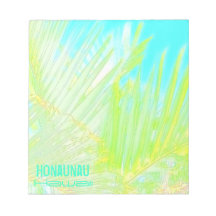 Honaunau Hawaii palm notepad