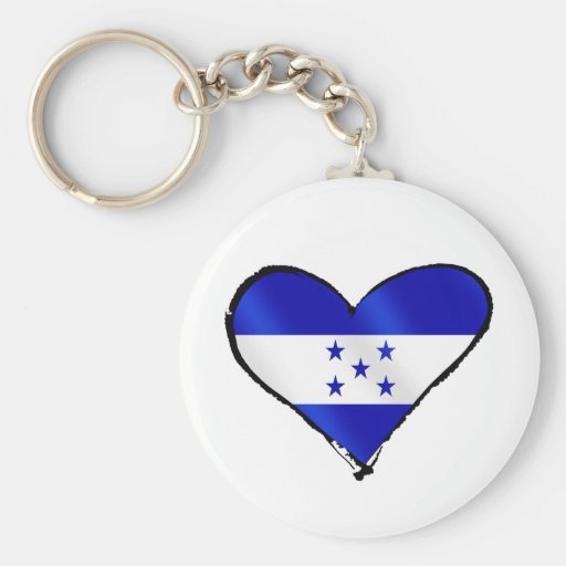Honduran Love - I Love Honduras flag gifts Key Chains