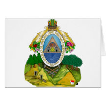 Honduras Coat of Arms Card