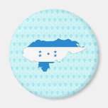 Honduras Flag Map full size Fridge Magnets