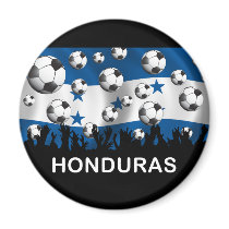 Honduras Football Refrigerator Magnet