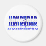 Honduras reflection logo Honduran flag gift ideas Fridge Magnets