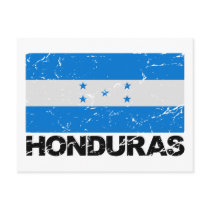 Honduras Vintage Flag Post Card