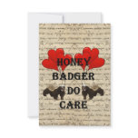 Hone badger do care invite