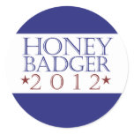 Honey Badger 2012 Round Sticker
