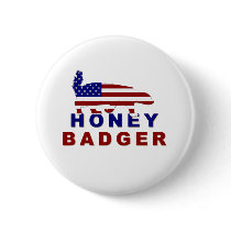 honey badger american flag