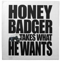 Honey Badger American MoJo Napkin napkins