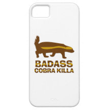 Honey Badger - Badass Cobra Killa iPhone 5 Covers