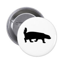 Honey Badger Black Button