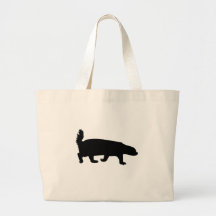 Honey Badger Black Canvas Bags