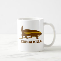 Honey Badger Cobra Killa Mugs