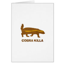 Honey Badger Cobra Killa Vintage Card