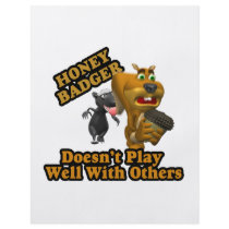 honey badger doesnt play well with others 2 flyer