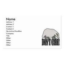 honey badger dont care business cards
