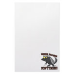HONEY BADGER DONT CARE FUNNY CARTOON stationery