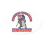 honey badger for president usa flag sticker