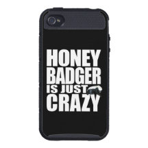 Honey Badger Is Just Crazy Case For iPhone 4