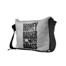 Honey Badger Is Pretty Badass Messenger Bag