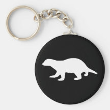 Honey Badger Key Chain