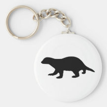 Honey Badger Keychain
