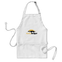 Honey Badger Logo Aprons