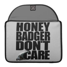 Honey Badger Macbook Pro 13" Rickshaw Flap Sleeve MacBook Pro Sleeve