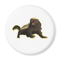 Honey Badger Fridge Magnets