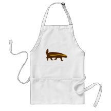 honey badger mosaic aprons