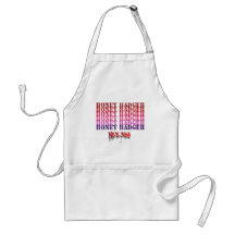 Honey Badger Red Rocker Apron