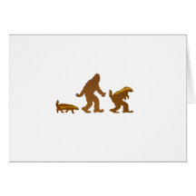 honey badger squatch squatchy badger card
