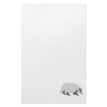 honey badger custom stationery