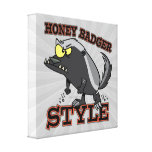 HONEY BADGER STYLE CANVAS PRINT