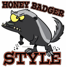 HONEY BADGER STYLE PHOTO SCULPTURES