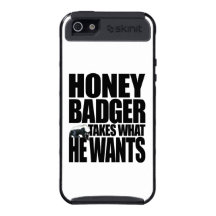 Honey Badger Takes What He Wants iPhone 5 Covers