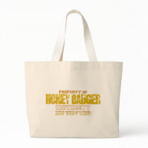 Honey Badger University Property Of Design Canvas Bags