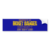 Honey Badger University Property Of Design