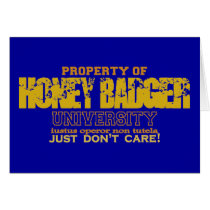 Honey Badger University Property Of Design