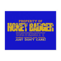 Honey Badger University Property Of Design