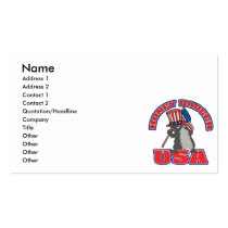 HONEY BADGER USA PRIDE BUSINESS CARD TEMPLATES