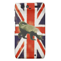Honey Badger Vintage Union Jack Droid RAZR Case