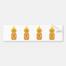 Honey Bear Bumper Sticker
