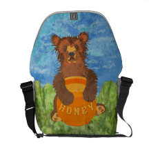 Honey Bear Messenger Bag